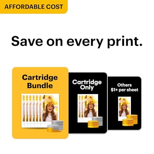 KODAK Mini 2 Retro 2x3 Portable Photo Printer, 38 Sheets, Bluetooth Smartphone Printer for iPhone & Android, Instant Color Prints, 4PASS Dye Sublimation, Yellow - Thumbnail 2