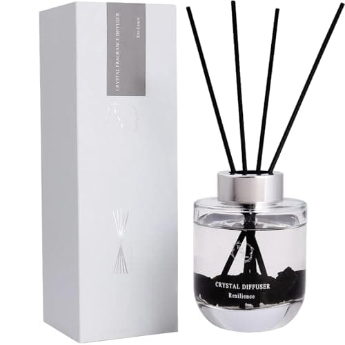 Reed Diffuser Set, Pretty Valley Home Diffuser 100Ml / 3.52 fl OZ Gift Box - Includes Reed Diffuser Sticks, Long Lasting Fragrance Oil and Glass Bottle for Office Living Room Decor (Resilience) - Image 1