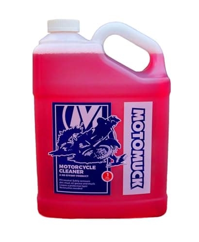 Motomuck PH Neutral Nano Tech Motorcycle cleaner - Bike Cleaner - Bike Wash - Safe On All Surfaces and All Types of Motorcycle- (1 gallon Bottle) - Image 1