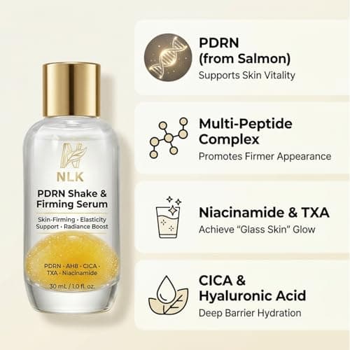 PDRN Bi-Phase Firming Serum, with AH8 Peptide, Centella Asiatica, and Niacinamide - An advanced serum for improved skin elasticity and radiance, Apple Stem Cell Elasticity Serum - 1 fl oz - Thumbnail 5