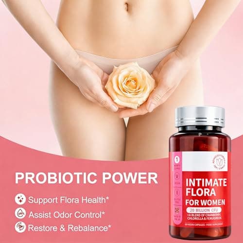 ElixAid Vaginal Probiotic Supplement - Supports Healthy Vaginal pH, Fresh Odor & Balanced Flora for Women, Urinary Tract Health with Prebiotics & Lactobacillus Probiotic Blend - 20 Billion CFU - Thumbnail 5