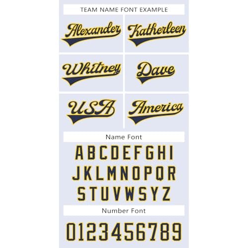 Blue Yellow Team Name Custom Men Baseball Jersey Softball T Shirts Women Customized Youth Button Down Stitched or Printed Names Numbers Personalized Designs - Thumbnail 4
