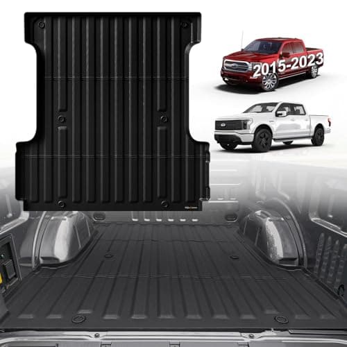 TripleAliners Truck Mat Compatible with 2015-2023 Ford F150 & Lightning 5.5FT Accessories, Truck Bed Mat Heavy Duty Custom Fit All Weather Protection TPE Pickup Liner - Image 1