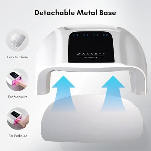 Makartt Professional UV LED Nail Light with Handle Rechargeable Nail Dryer - Thumbnail 5