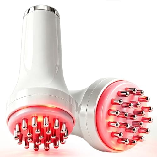 DiDEER Lymphatic Drainage Massager & Anti Cellulite Massage Tool, for Legs, Arms & Belly, Body,Helps Reduce Stretch Marks & Cellulite,with Microcurrent, Light Heat & Vibration