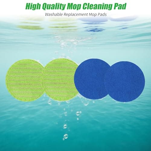 Battery Cordless Electric Mop H1,13-Inch Max Cleaning Pad Electric Spin Mop, Laminate Floor Cleaner for Mopping, Automatic Spin Mops for Hardwood, Tile-No Water Tank - Thumbnail 5