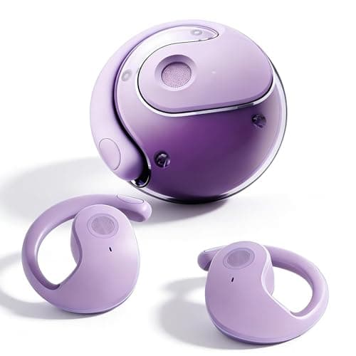 Yeforu Over Open Ear Earbuds Wireless Bluetooth Open Ear Headphones Air Conduction Earbuds that Don't Go in Your Ear with Awareness of Surroundings with Over-Ear Hooks