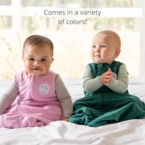 Dreamland Baby Lightweight Bamboo Viscose Sleep Sack (6-12 Months). 1.0 TOG Ultra Soft Blanket w/ 2-Way Zipper. 95% Viscose, 5% Spandex (Ocean). Mom-Owned US Business, Premium Materials - Thumbnail 6