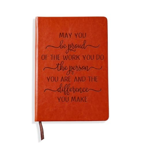 LBWCER Journal for Women,Thank You gift May you be proud of the work you do,Social Worker Notebook Gift Thank You Gift Travel Journal (May)