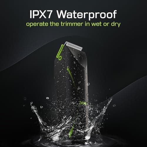 Electric Body Hair Trimmer for Men: Manscape Cordless Ball Body Shaver with Ceramic Blade Waterproof Pubic Hair Groomer Manscaping Rechargeable Wet/Dry Grooming Use for Chest Groin Legs Armpits Travel - Thumbnail 5