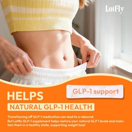 GLP-1 Supplement 15-in-1 Complex,GLP1 for Weight Loss GLP 1 Probiotic Powder for Control Appetite and Cravings,Appetite Suppressant,Metabolism Booster 30 Serving Packets - Thumbnail 4