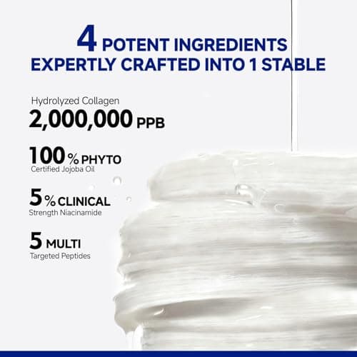 Dr Vincent Peptide Jojoba Under Eye Patches, Collagen Eye Mask Instant Reduces Dark Circles and Puffiness, 60 Firming Undereye Hydrating & Cooling for Bags Treatment, Wrinkles, Vegan, No Fragrance - Thumbnail 6