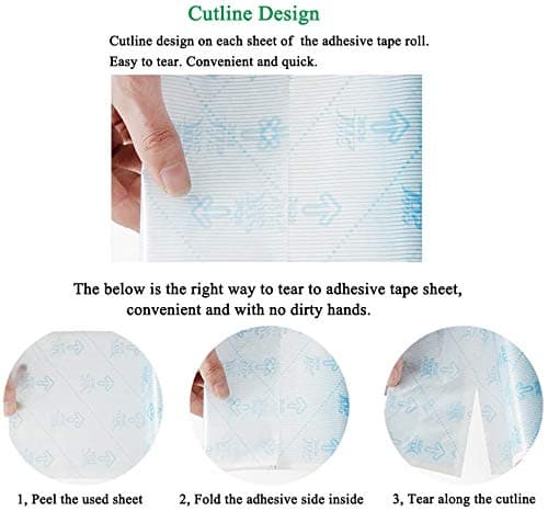 UNIKON 802 Lint Roller Sticky Roller Pet Hair Roller, Long Handle Sticky Mop With 4-Foot Extendable Handle 30 Sheets Roller - Thumbnail 6