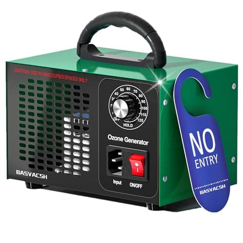 Ozone Generator 45,000mg/h, Home/Industrial O3 Car Deodorizer. Ozone Machine Air Ionizer Ozone Odor Eliminator for Strong Odor. Odor Eliminator for Home, Car, Pet. Room Deodorizer For 2500 sq ft. - Image 1