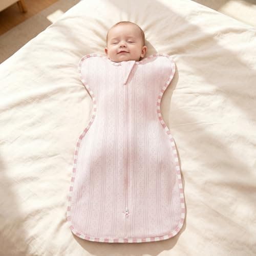 AMAWMW Baby Swaddle Sleep Sacks 0-6 Months, Transitional Swaddles Bag, Self-Soothing Swaddles for Newborns, Nursery Swaddling Blankets, Newborn Essentials - Thumbnail 2