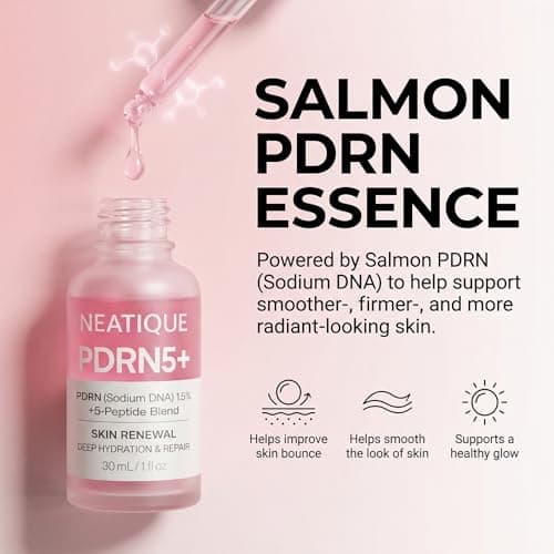 PDRN Serum by Neatique, PDRN (Sodium DNA) 1.5% + 5-Peptide Blend, Hydrating Face Serum, Moisture Barrier Support, Smooth & Plump-Looking Skin, Lightweight Essence, 1 fl oz (30 mL) - Thumbnail 2