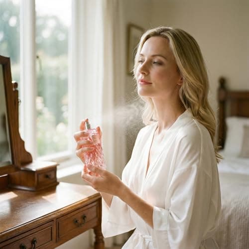 Perfume for Women, Alcohol-Free Long Lasting Fresh Floral Fragrance, Light & Soft Scent with Jasmine, Peony & Lemon, Sandalwood & Musk Base, 100ml / 3.4 fl oz, Gift for Women & Moms (Serene Petal) - Thumbnail 6