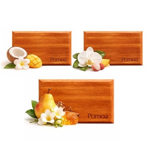 POMOA Wood Car Air Freshener Refill, 3 Pack - Image 1