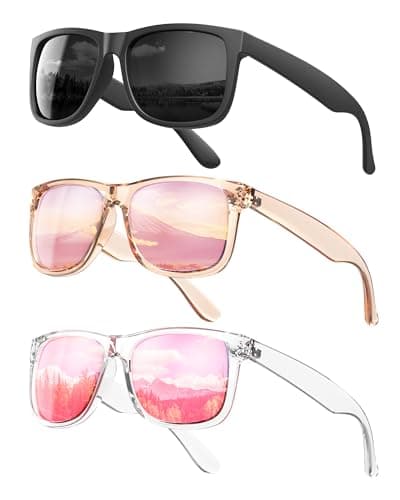 KALIYADI Womens-Sunglasses Polarized-Sunglasses for Women: Retro Trendy Sun Glasses With UV400 Protection for Driving Travel - Image 1