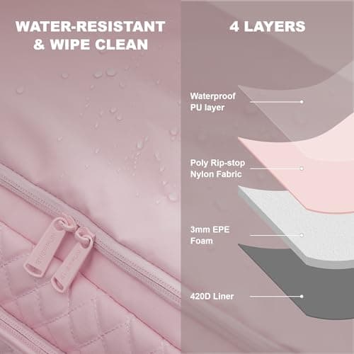 EVERFUN Weekender Bags for Women,Gym Tote Bag with Shoe Compartment for Girls, Perfect for Gym, Yoga, Travel, Camping, Beach, Sports and Daily Commuting - Thumbnail 3