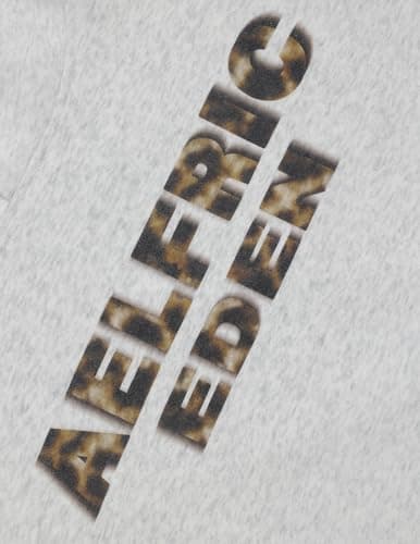 Aelfric Eden Oversized Hoodies Womens Leopard Letter Print Hoodie Fall Y2k Hooded Sweatshirts With Pocket Light Gray Large - Thumbnail 6