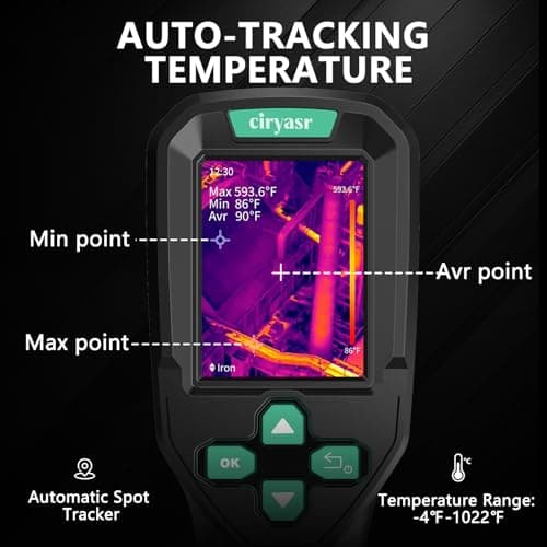 Thermal Imaging Camera, 240 x 240 TISR Resolution Infrared Camera - Thumbnail 5
