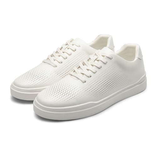 Bruno Marc Men's Casual Dress Sneaker Business Casual Shoes for Men Lightweight Breathable Fashion Sneakers WaveFlex CoreLux,Size 10.5,White,BMUMFN2520 - Thumbnail 6