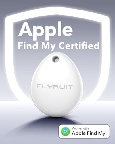 Air Tracker Tags-4 Pack for Apple Find My (iOS Only), Official MFi Certified, Smart Bluetooth Key Finder, Tracking Device for iPhone, Mini Finder Locator for Luggage, Backpack, Wallet, Bags, eBike - Thumbnail 2