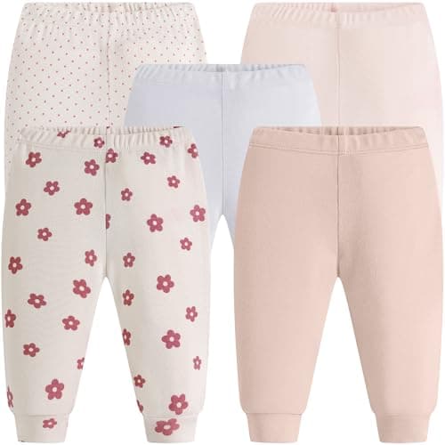 Baby Newborn Layette 10-Piece Set Cotton Bodysuits Short Sleeve Pants Sets Rainbow Stars Printed for Baby Boys Girls Toddler Unisex Baby Gift Sets for 3 6 Months - Thumbnail 4