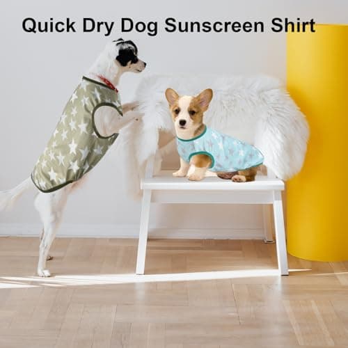 Lightweight Breathable Dog Cooling Shirts, Quick Dry Dog Sunscreen T-Shirt, Professional Pet Summer Vest for Small Medium Large Dogs - Thumbnail 2
