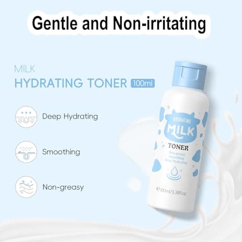 Milk Skincare Set for Kids & Teens, 12 IN 1 Moisturizing & Gentle Milk Skin Care Set For Kids Girl Ages 8-12, Face Care Kit, Skincare For Girls 10-12, All Skin Types - Thumbnail 6