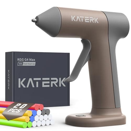 Father Day Gift, Cordless Hot Glue Gun Gifts Kit for Mom Grandma, 30s Fast Heating & 20PCS Premium Mini Glue Sticks, Rechargeable, Compact & Portable, Auto Shut-Off, Perfect for DIY, Crafts & Repairs - Image 1