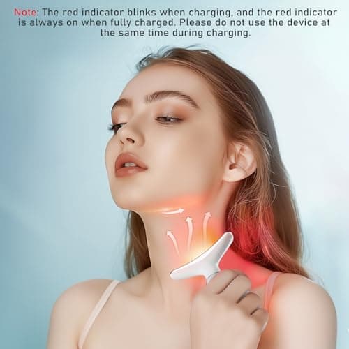Cocobeen Face Neck Tool for Skin Care, Electric Neck Face Lifting Device for Wrinkle Removal (White) - Thumbnail 3