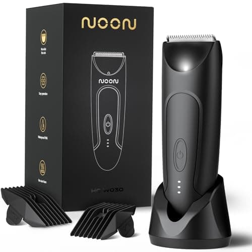 CLEVEB Body Hair Trimmer for Men & Women, Waterproof Rechargeable, Length Adjustable, Multifunctional Shaver with LED Indicator - Image 1