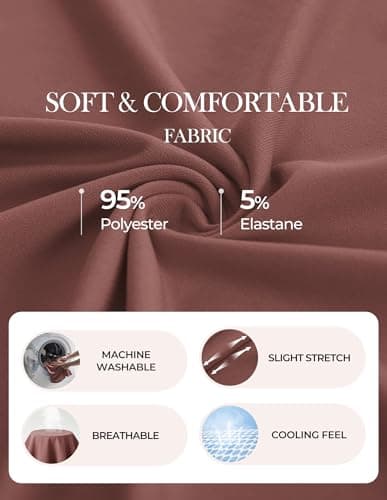GRACE KARIN Summer Tops for Women Dressy Casual, Ruffle Short Sleeve Work Shirt, 2026 Spring Blouses Chocolate Brown XX-Large - Thumbnail 5