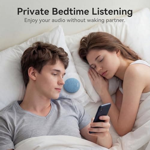 Kinglucky Bluetooth Pillow Speaker for Sleeping, Mini Portable Under Pillow Speaker Built-in White Noise Sound Machine, Soft Immersive Sound Field, Headphone-Free Sleep Speaker for Side Sleeper - Thumbnail 2