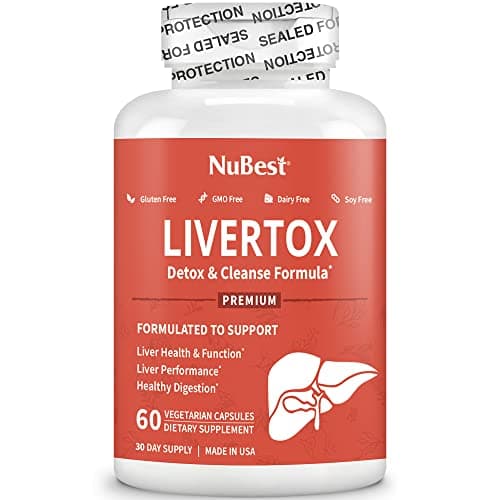 LiverTox - Advanced Liver Detox & Cleanse Formula - Herbal Liver Support with Milk Thistle, Turmeric, Artichoke, Dandelion, Beet & Zinc Helps Liver Function & Digestion | 60 Vegan Capsules - Thumbnail 6