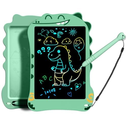 LCD Writing Tablet for Kids, Dinosaurs Drawing Pad Doodle Board for Kids, Colorful Toddlers Toys Drawing Board, Educational Toys for Boys Girls 3 4 5 6 7 8 Year Old Christmas and Birthday Gifts - Image 1