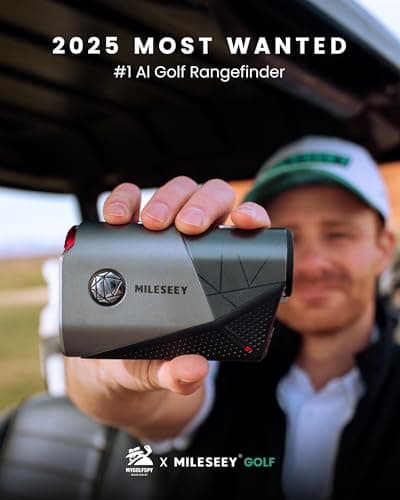 MILESEEY GenePro S1 AI Golf Rangefinder with Smart Slope, 2000 Yards Laser Range Finder 7.5X Magnification, 0.1s Flag Pole Locking Vibration, Magnetic Mount - Thumbnail 5