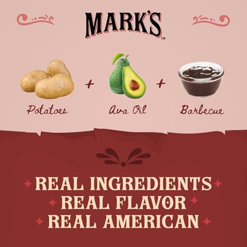MARK’S Kettle Cooked Avocado Oil Potato Chips, BBQ – Gluten Free and Seed Oil Free | Barbecue, 5 oz (Pack of 3) | Non-GMO, Chips for Clean & Healthy Snacking - Thumbnail 4