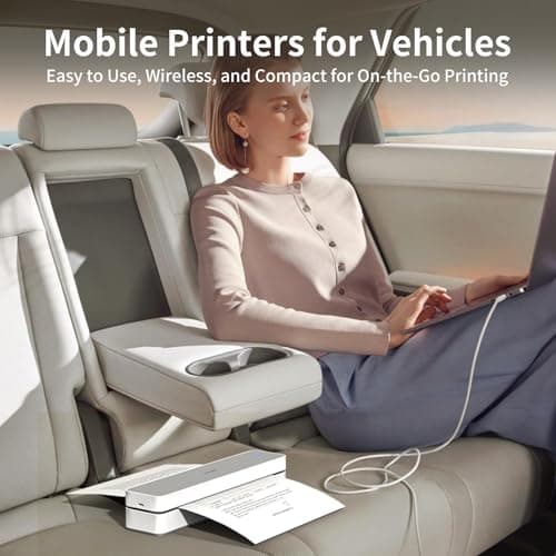 iDPRT Portable Inkless Printer for Travel,Wireless Thermal Printers Support 8.5" x 11" US Letter/A4,Small Mobile Bluetooth Printer for Home Use,Office,Vehicles,Compatible with Smartphone & Laptop - Thumbnail 6