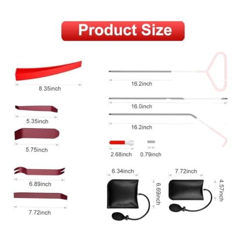Pibkay 18pcs Professional Kit with Air Wedge Pump - Thumbnail 3