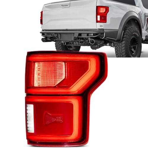 SPBREW LED Tail Light with Blind Spot Compatible With Ford F150 2018 2019 2020 Right Passenger Side Taillight Rear Brake Lamp Signal Assembly with Bulb, Waterproof Plug & Play, # KL3Z13404B - Image 1