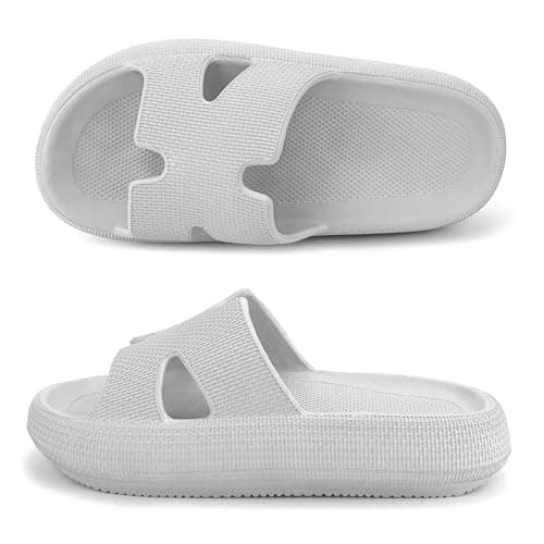Haifago Cloud Recovery Sandals for Women Men, Cushion Pillow Slippers with Arch Support, Outdoor Beach Pool Platform Slip on Slide