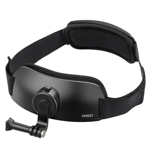 ULANZI CM027 Camera Head Strap Mount Support Vertical Shots for GoPro Hero 13 12 11 10 9 8 7 6 5 4 Session 3+ 3 2 1 Max, DJI Osmo Action, Insta360, Action Cameras Head Mounted - Thumbnail 5