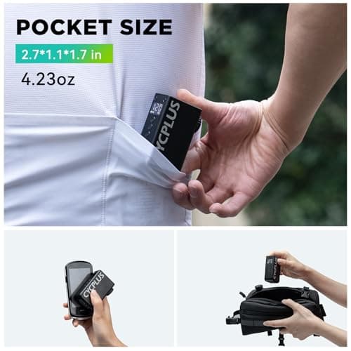 CYCPLUS Tiny Electric Bike Pump AS2Pro, 120g, Aluminum Alloy Shell, Black - Thumbnail 4