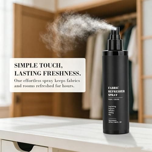 Fabric Refresher & Room Spray – Non-Toxic, Pet & Kid Safe, Long-Lasting Fresh Scent (7.68oz) - Thumbnail 3