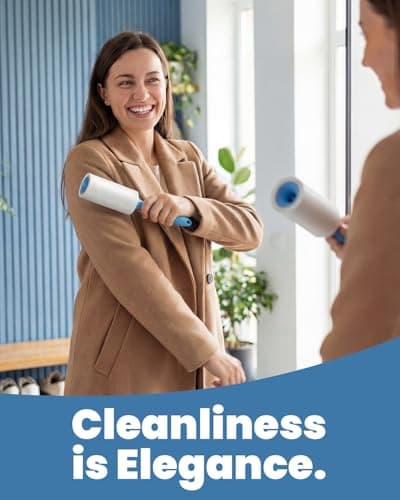 POPCHOSE Lint Roller, 600-Sheet Extra Sticky Lint Rollers for Pet Hair, 3 Handles & 6 Sticky Rolls, Dog Cat Hair Remover for Clothes, Furniture, Couch, Car Seats - Lint Remover for Clothes Value Pack - Thumbnail 3