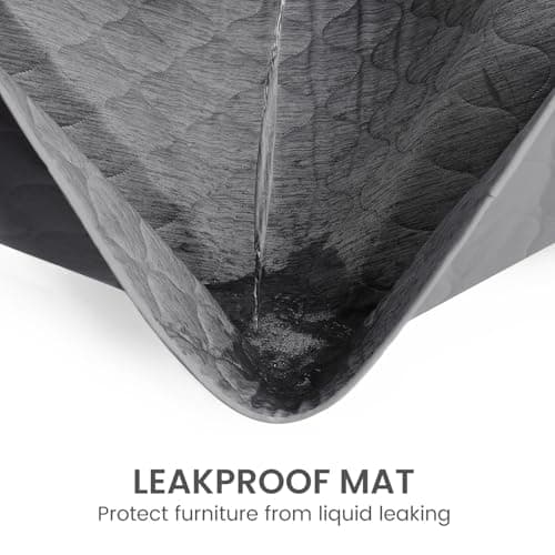 Cozy Bliss Deluxe Leakproof Cooling Blanket for Dogs Q-Max 0.5, Sofa Topper & Couch Protector for Pet, Soft & Durable Washable Pet Cooling Mat for Hot Weather, Charcoal Grey, 30"x70" - Thumbnail 3