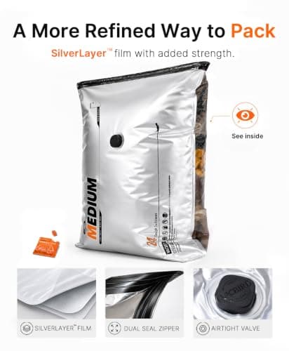 Vacbird 10 Pack Vacuum Bags for Travel with USB & Battery 2-in-1 Rechargeable Cordless Pump, Vacuum Seal Compression Packing Bags for Luggage and Suitcase, Space Saver for Travel Clothing Storage - Thumbnail 2